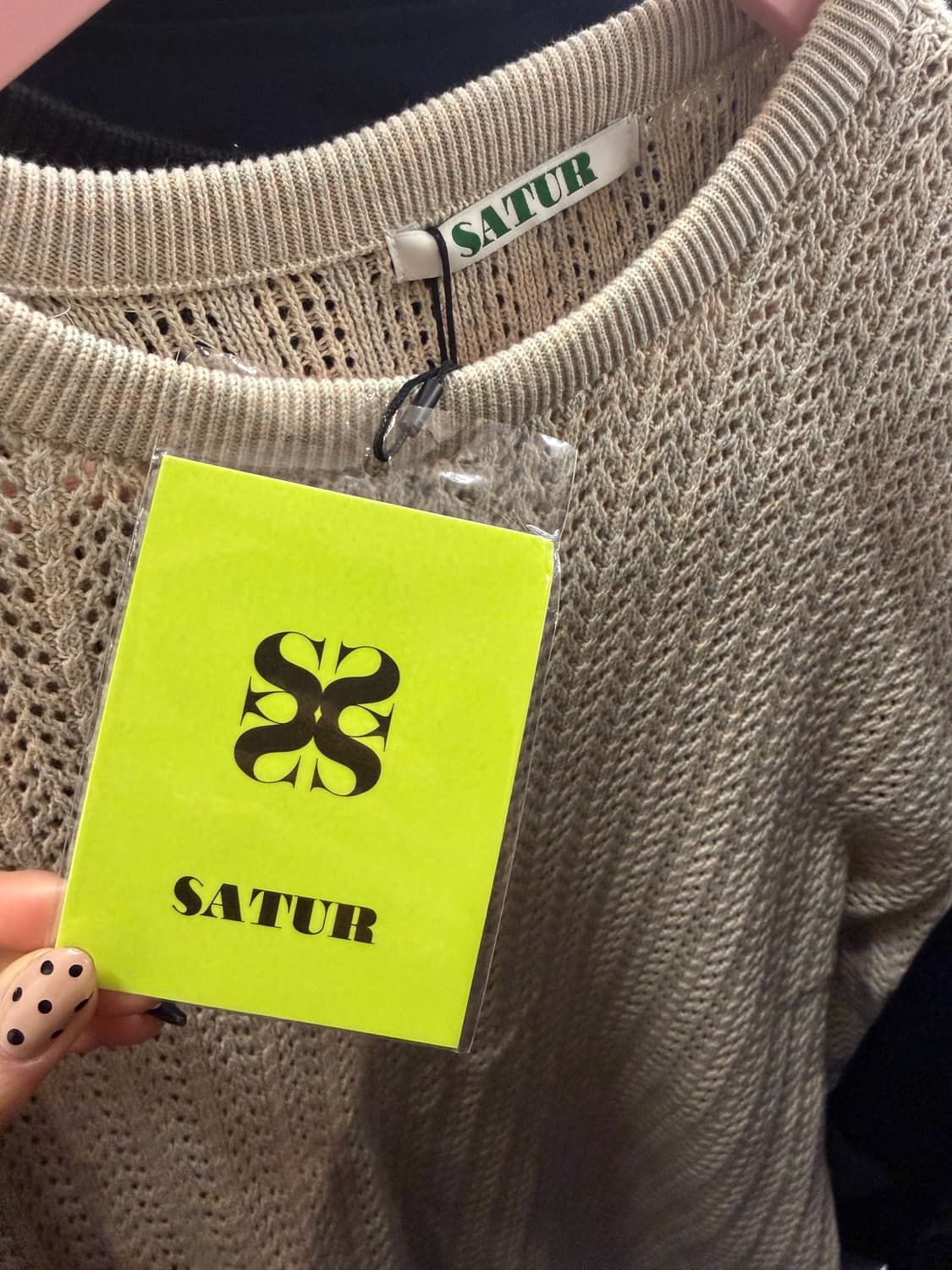 SATUR 세터 새상품 니트 상품이미지8