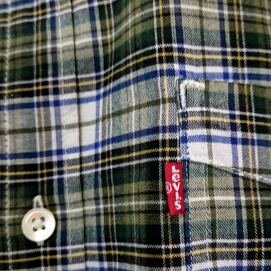 Levis 리바이스 투톤 체크 셔츠 상품이미지3