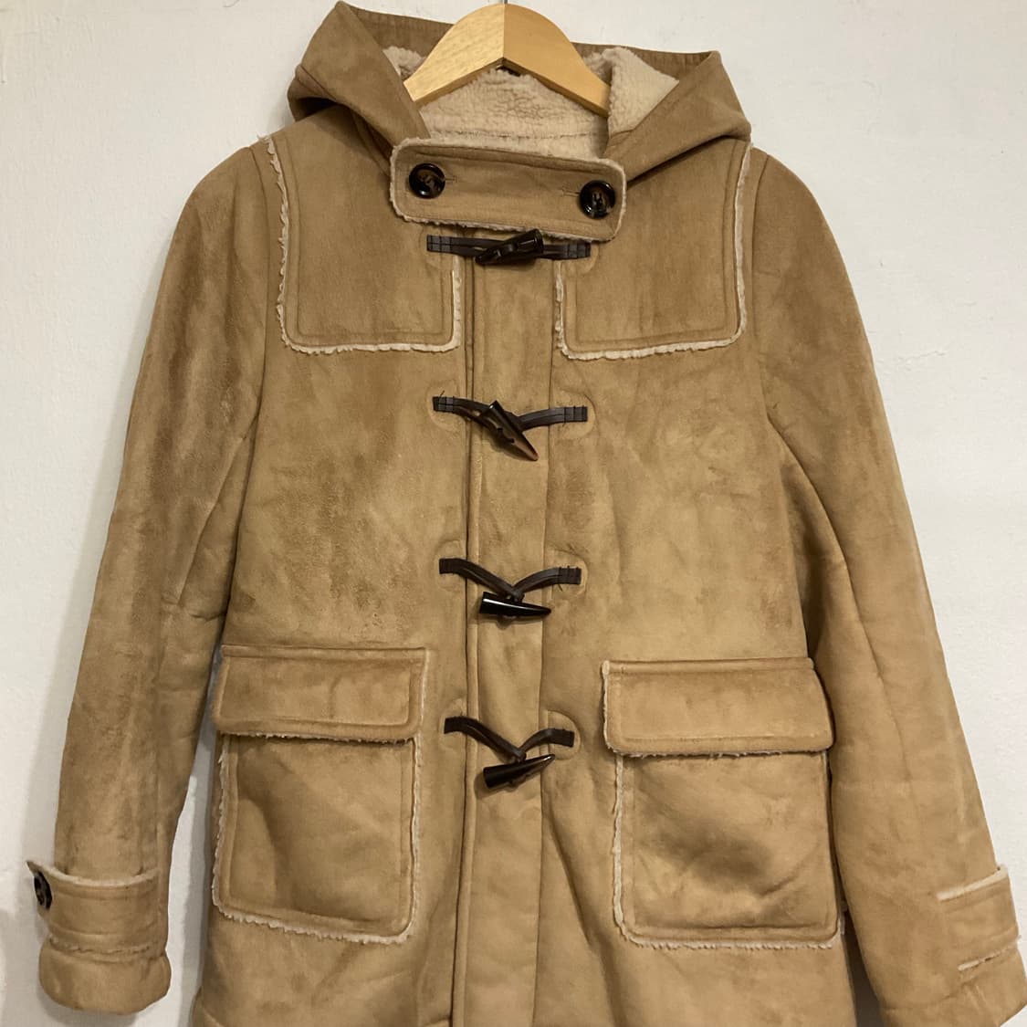 레이 빔즈 스웨이드 더플코트 상품이미지3