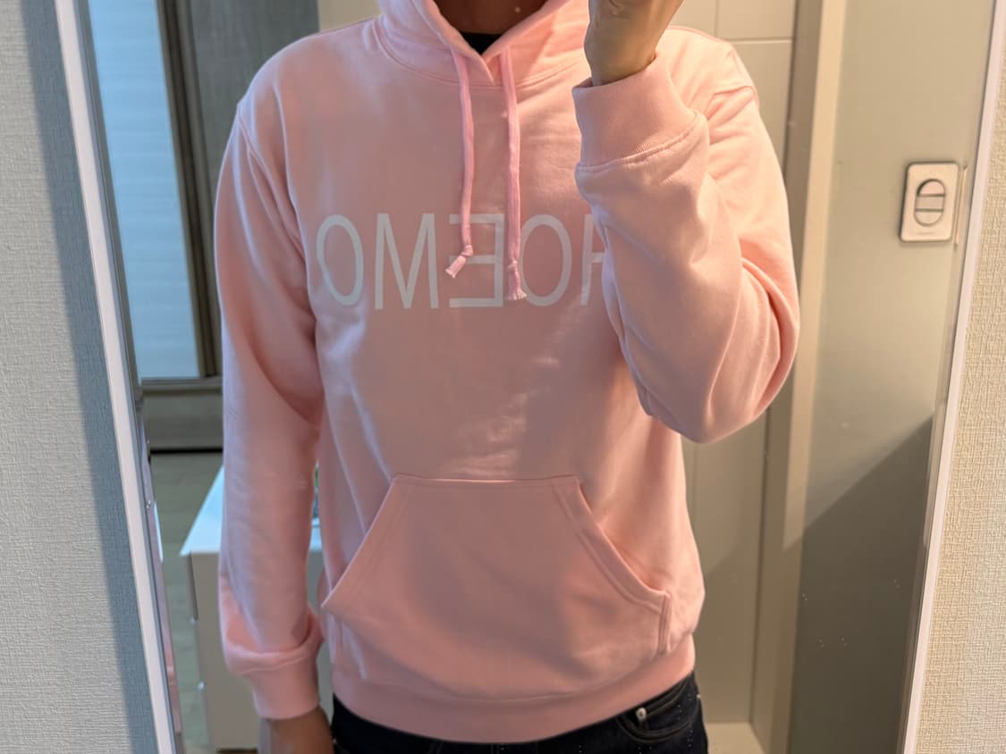 빨간스쿨 사피엔스 후드 핑크 상품이미지2