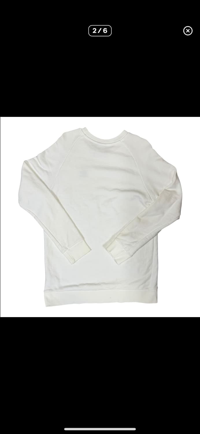  (바배) 아디다스 화이트 트레포일 맨투맨 상품이미지2