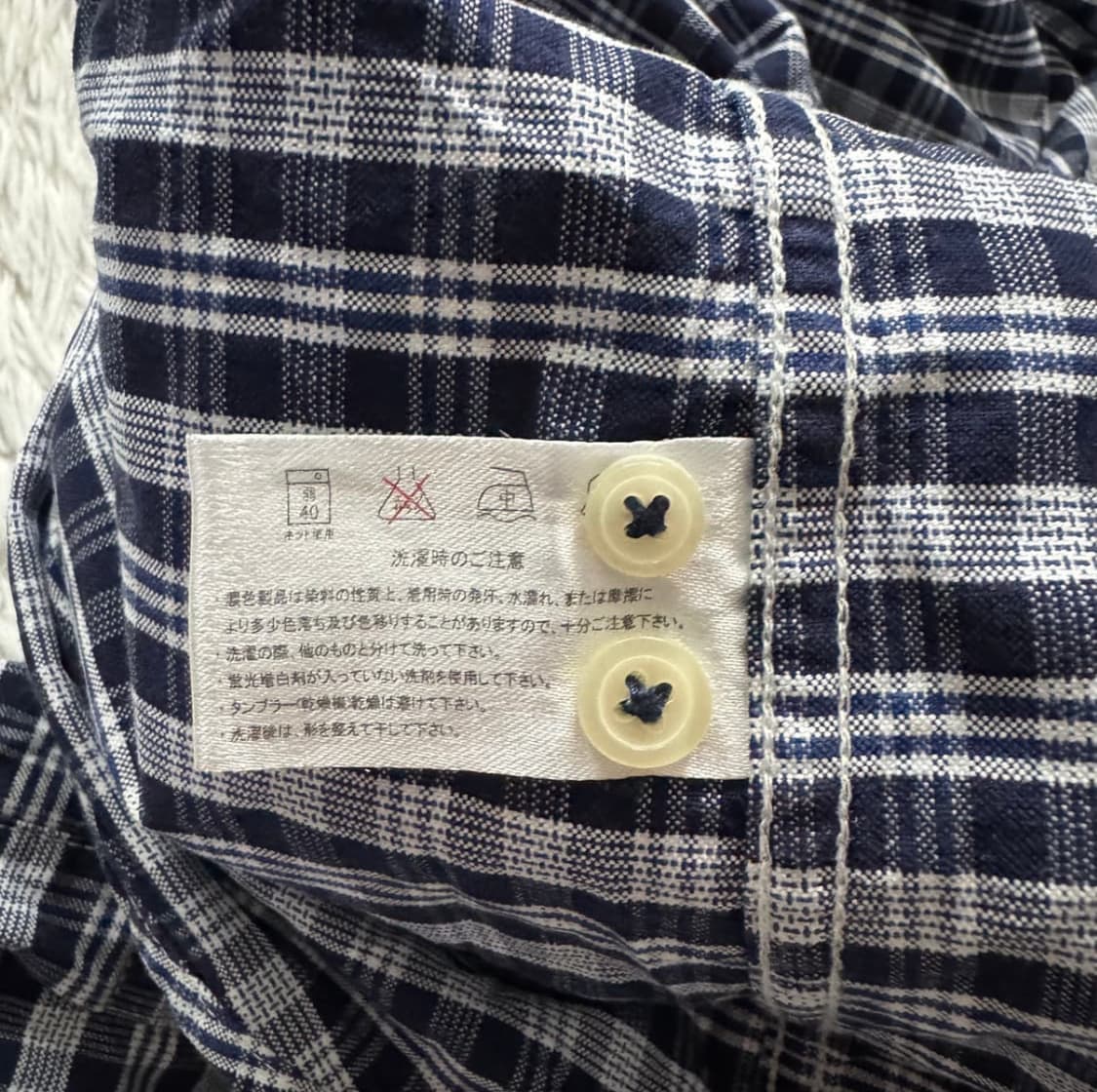 Male&co 빈티지 체크셔츠 상품이미지4