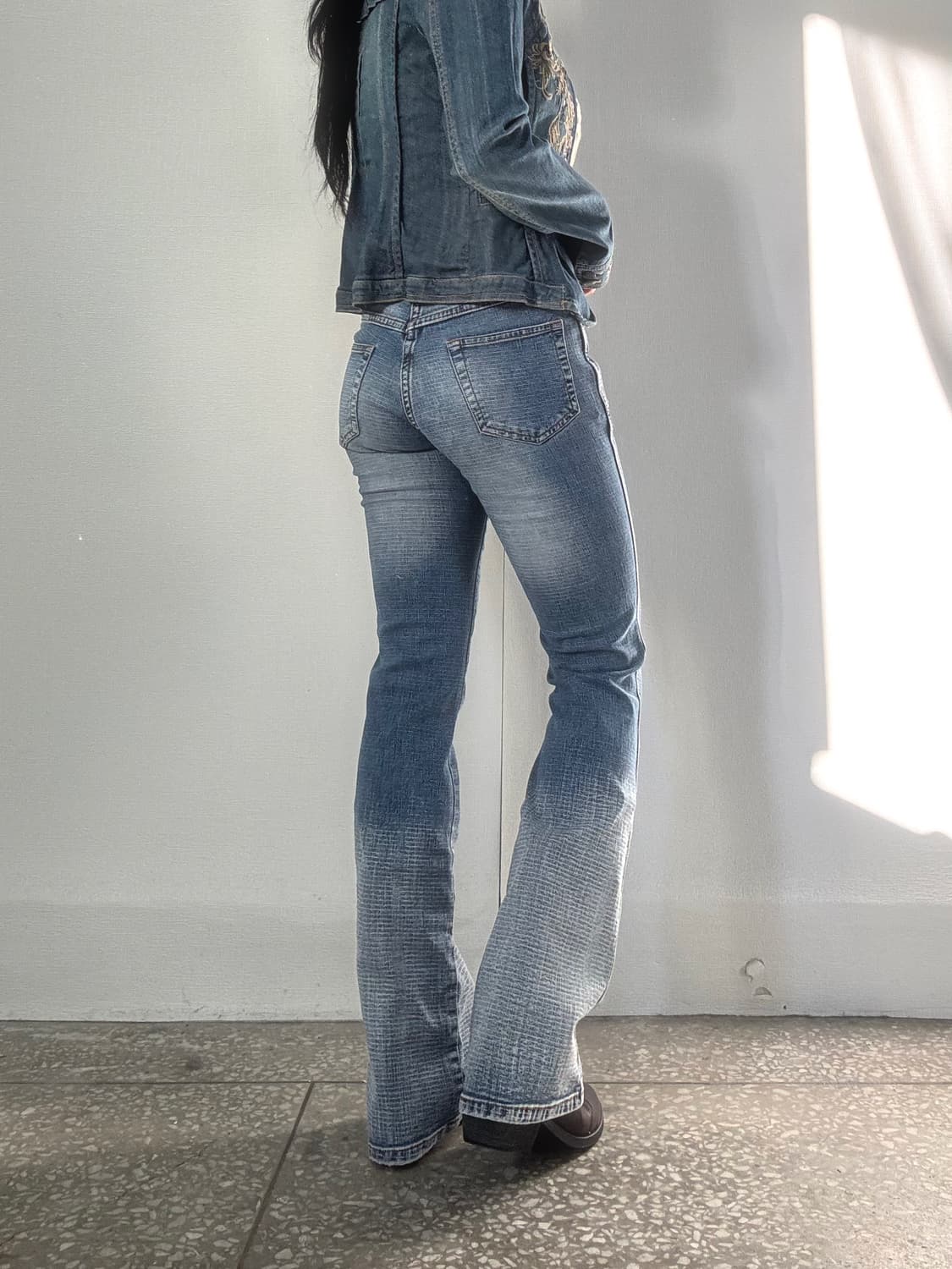 로우라이즈 데님 팬츠 상품이미지5