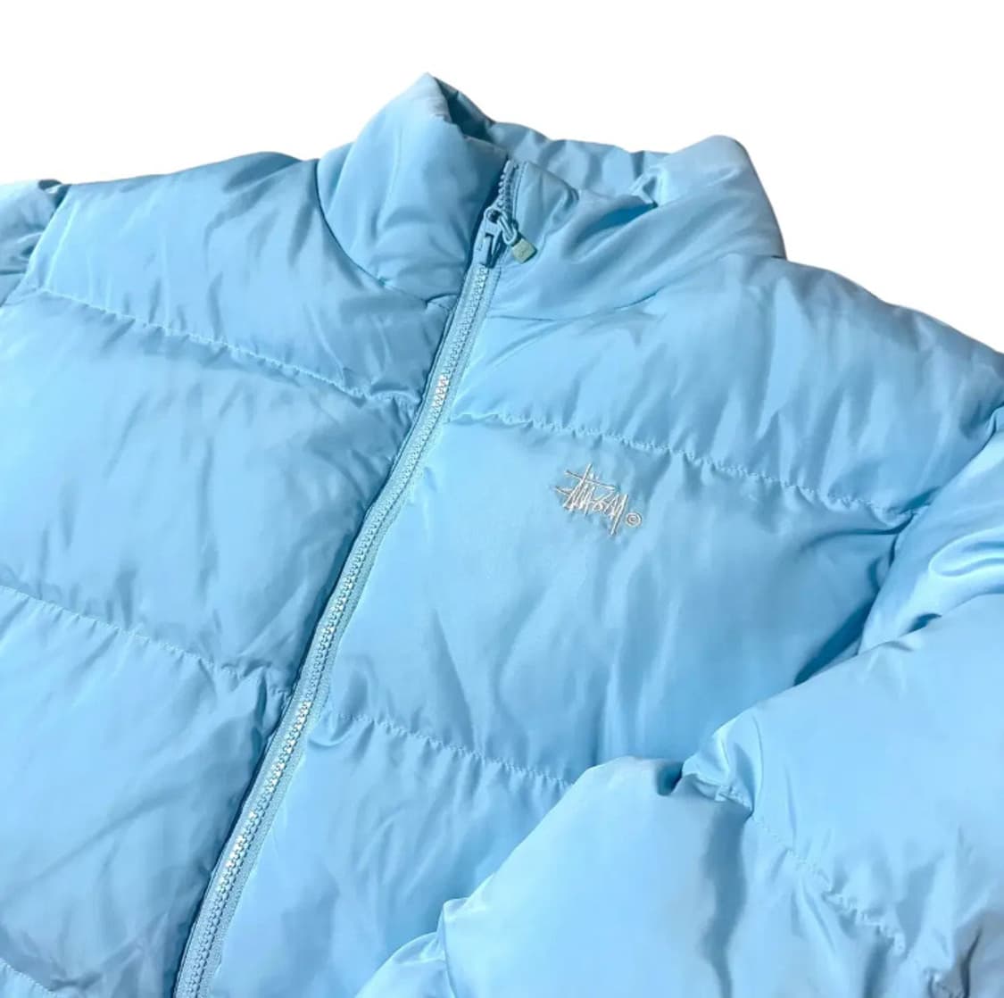 스투시 푸퍼 스카이블루 패딩 상품이미지2