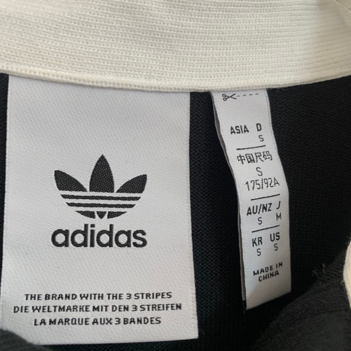 S 아디다스 아디컬러 럭비 폴로 긴팔 카라티 상품이미지5