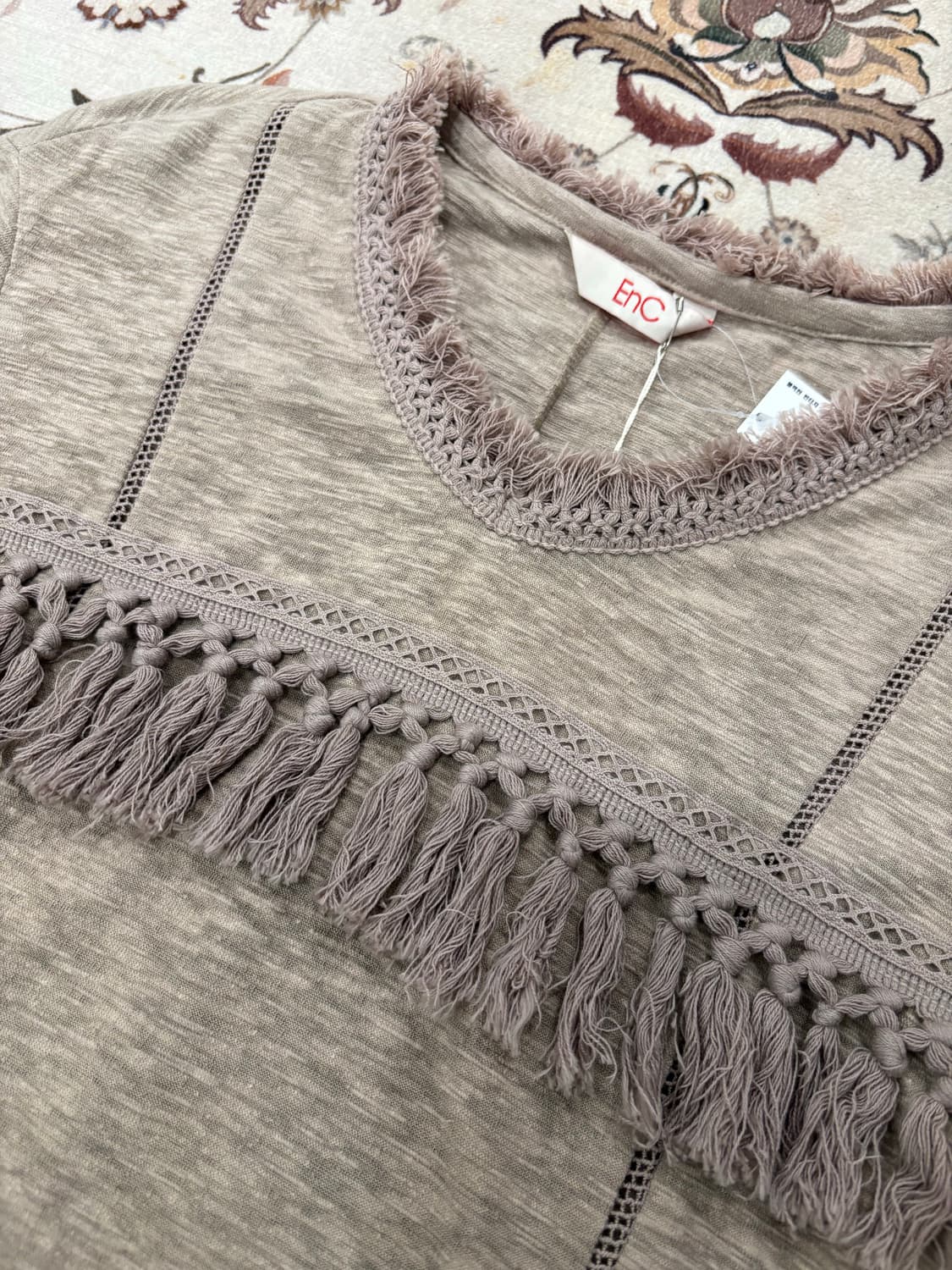 enc y2k 프린지 반팔티 상품이미지3