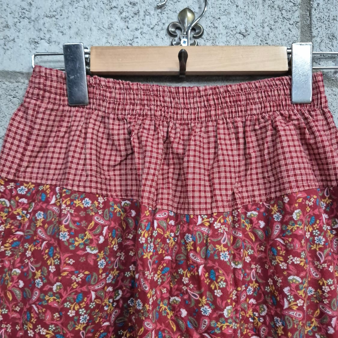 빈티지 하구미룩 모리걸 플라워 스커트 상품이미지3