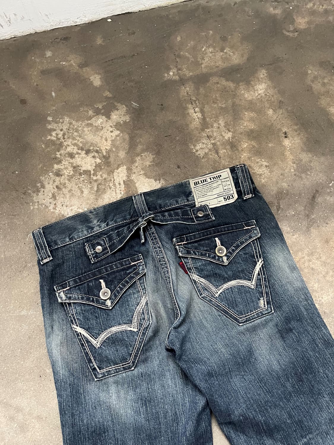 Edwin 로우라이즈 부츠컷 데님팬츠  상품이미지5