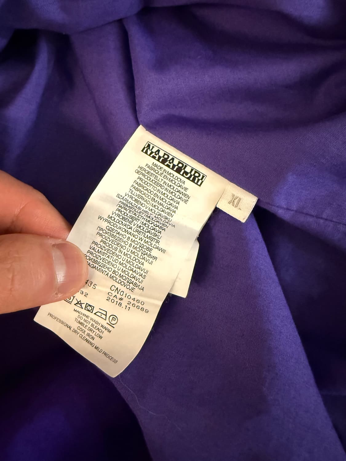 [XL] 마틴로즈 X 나파피리 알로스 자켓 퍼플 상품이미지10