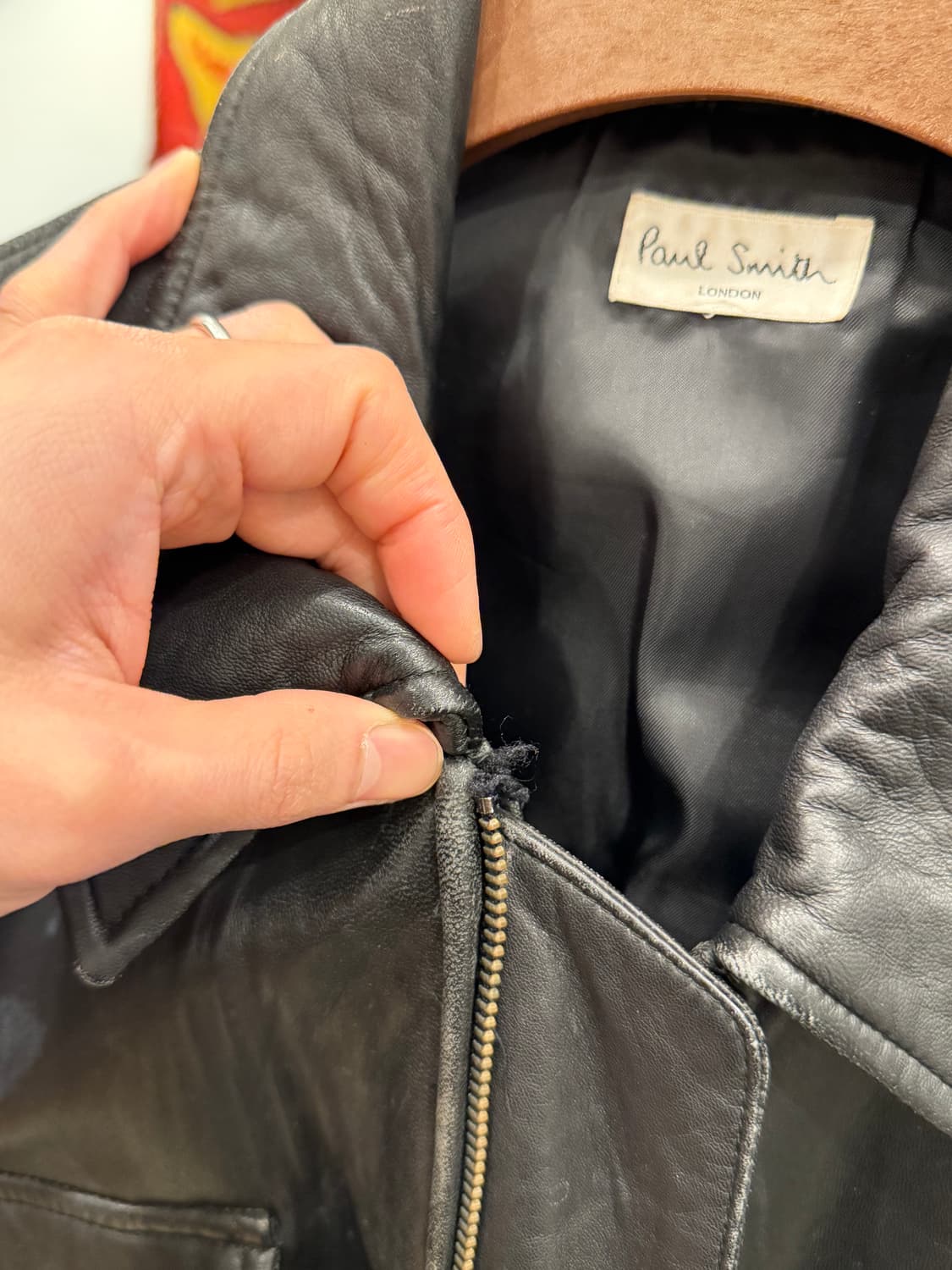 Paul Smith 폴스미스 램스킨 레더 자켓 상품이미지2