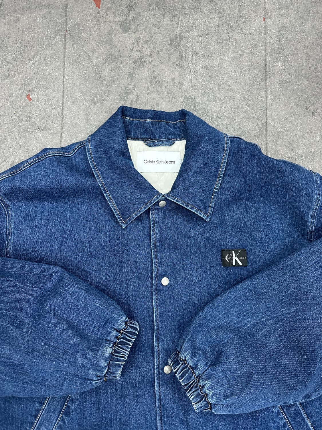 캘빈클라인 누빔 데님 자켓 빅사이즈 상품이미지3