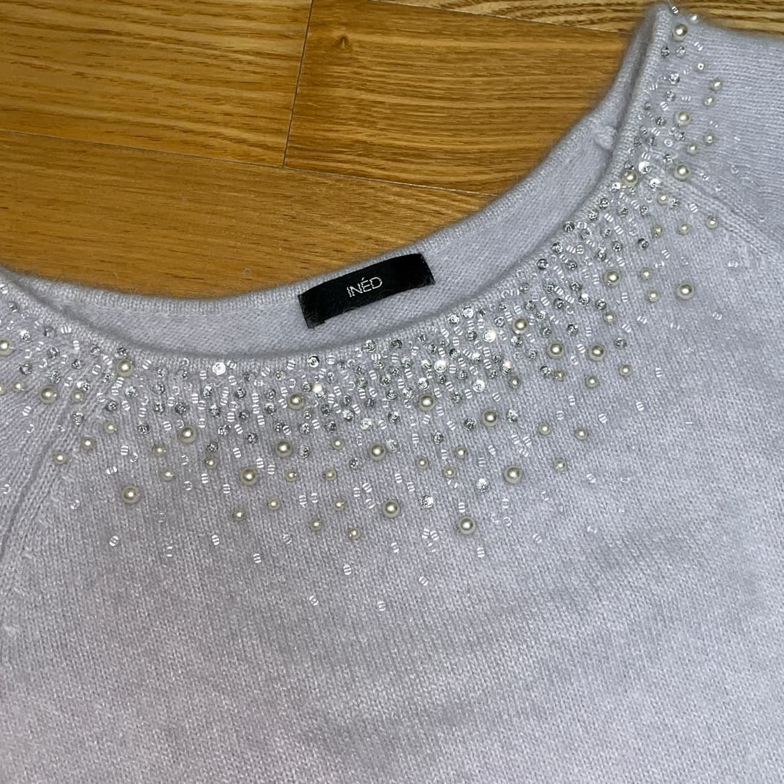 빈티지 모헤어 비즈 니트 상품이미지2