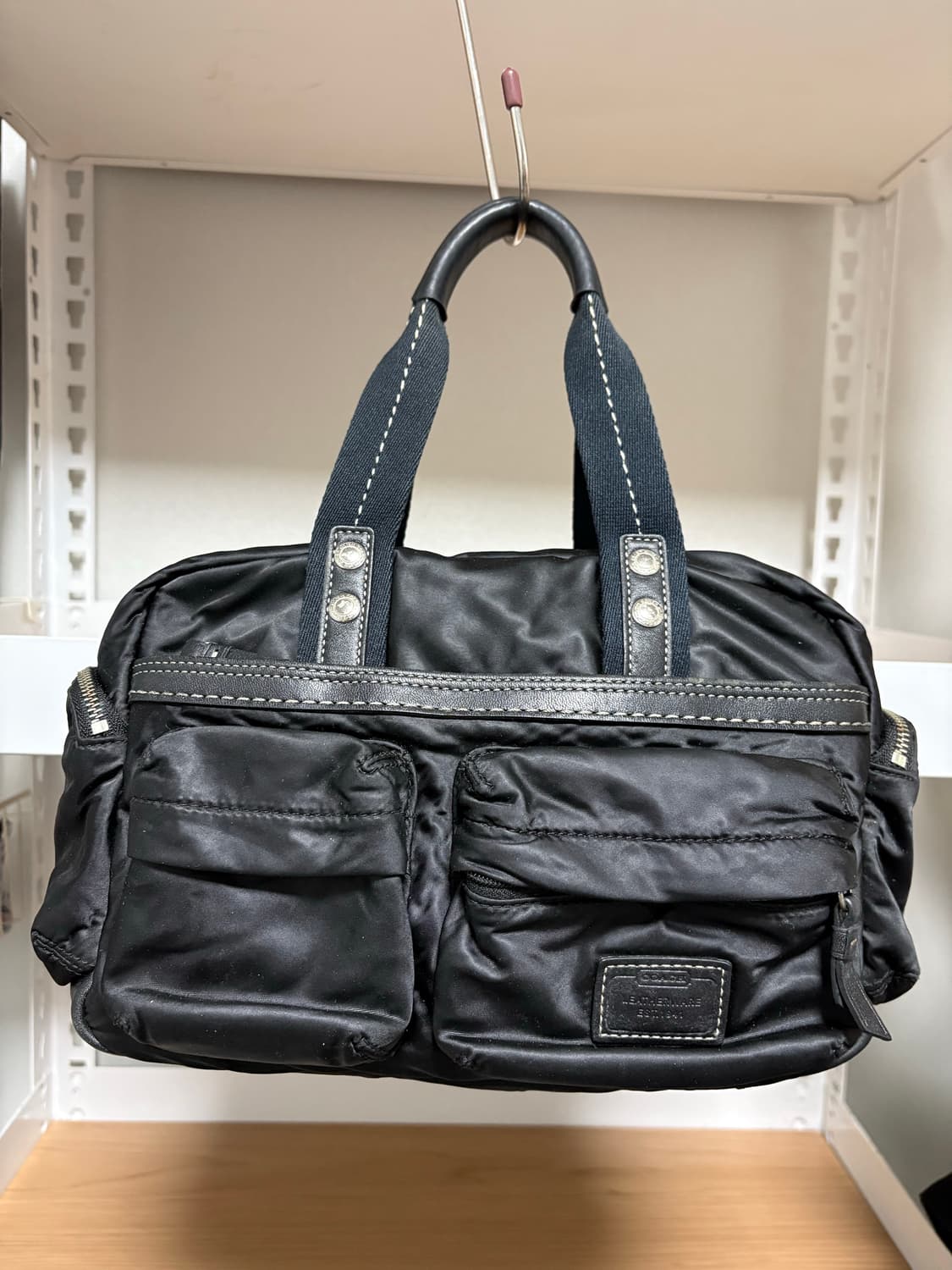 빈티지 코치 햄튼 나일론 미니 더플백 상품이미지2