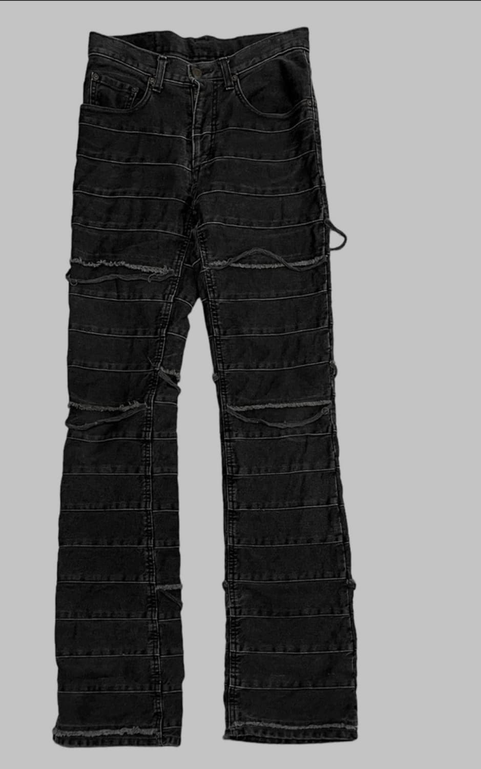 히스테릭 글래머 부츠컷 킨키 데님팬츠(흑청,부츠컷.플레어) 상품이미지1