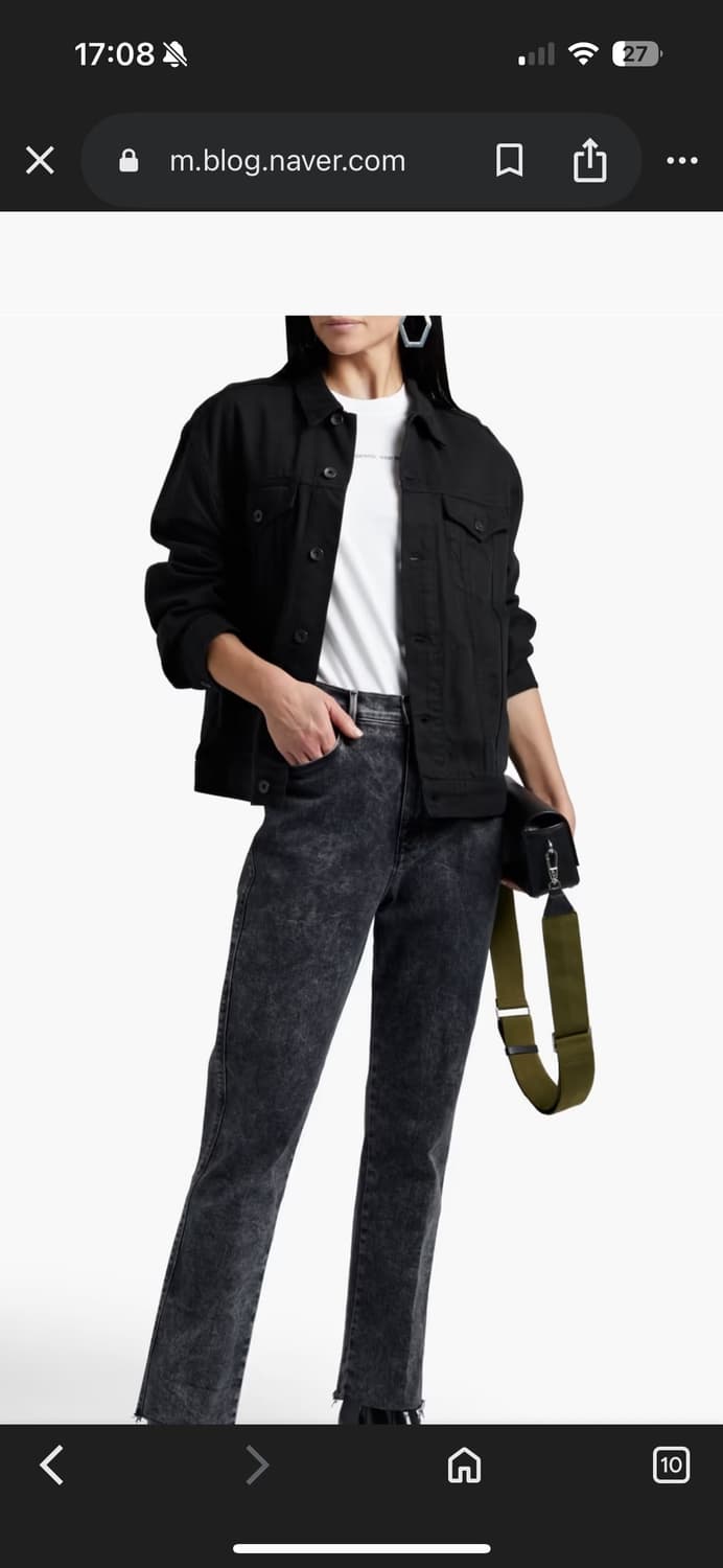 Ragnbone 비이커 랙앤본 흑청 오버사이즈 트러커 데님 자켓 상품이미지1