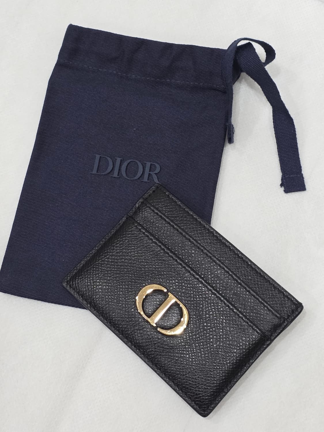 디올옴므 cd로고 카드지갑 블랙 풀박 구성 상품이미지5