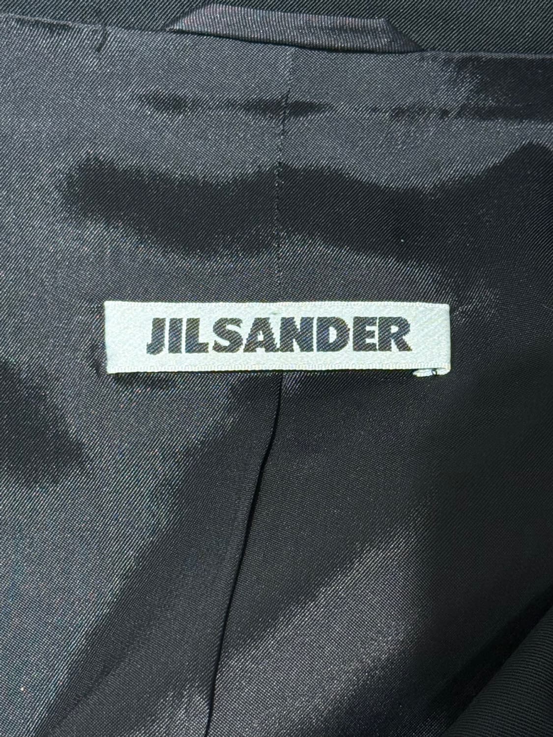 질샌더 블랙 하이넥 히든 버튼 미니멀 자켓 상품이미지7