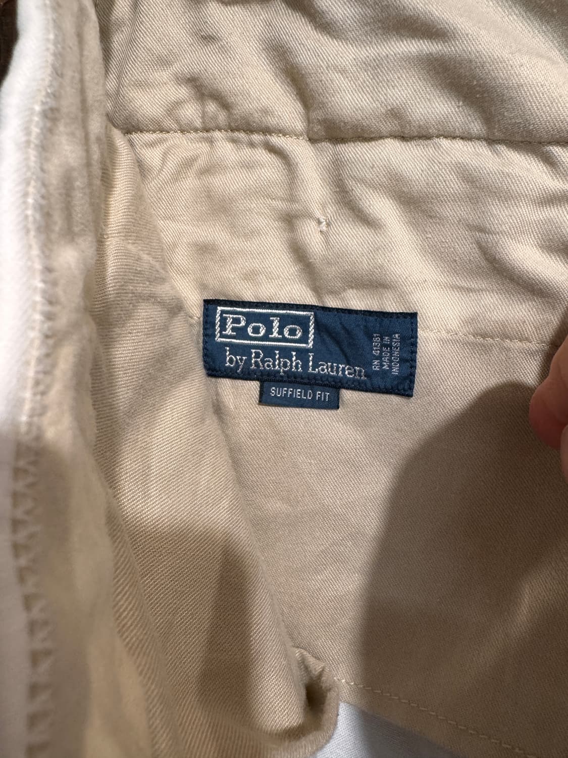 Polo Linen Chino Pants, Talon Zip (~37) 상품이미지5