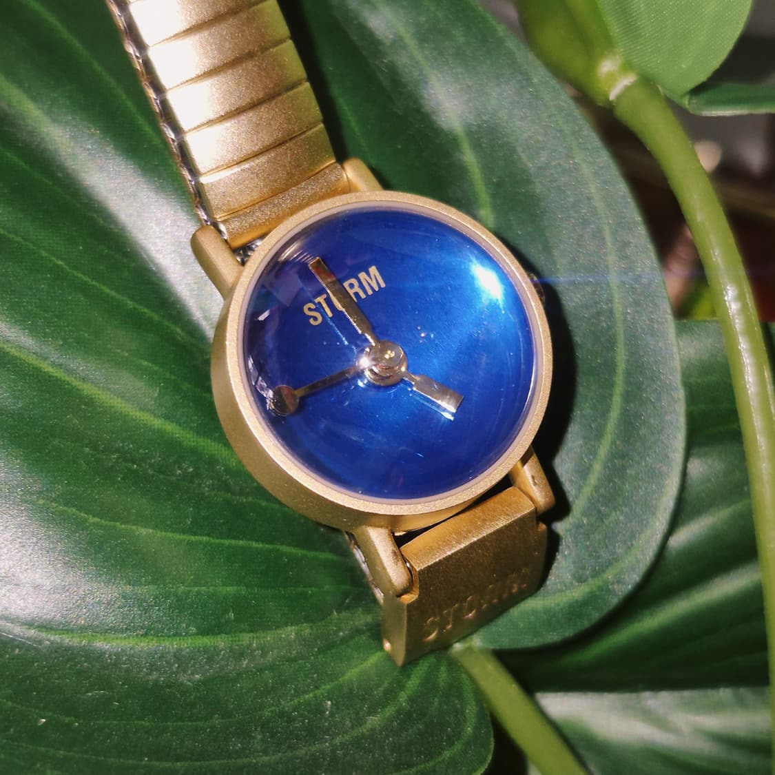 90s 영국 스톰 스페이스 에이지 블루 반구 시계 상품이미지7