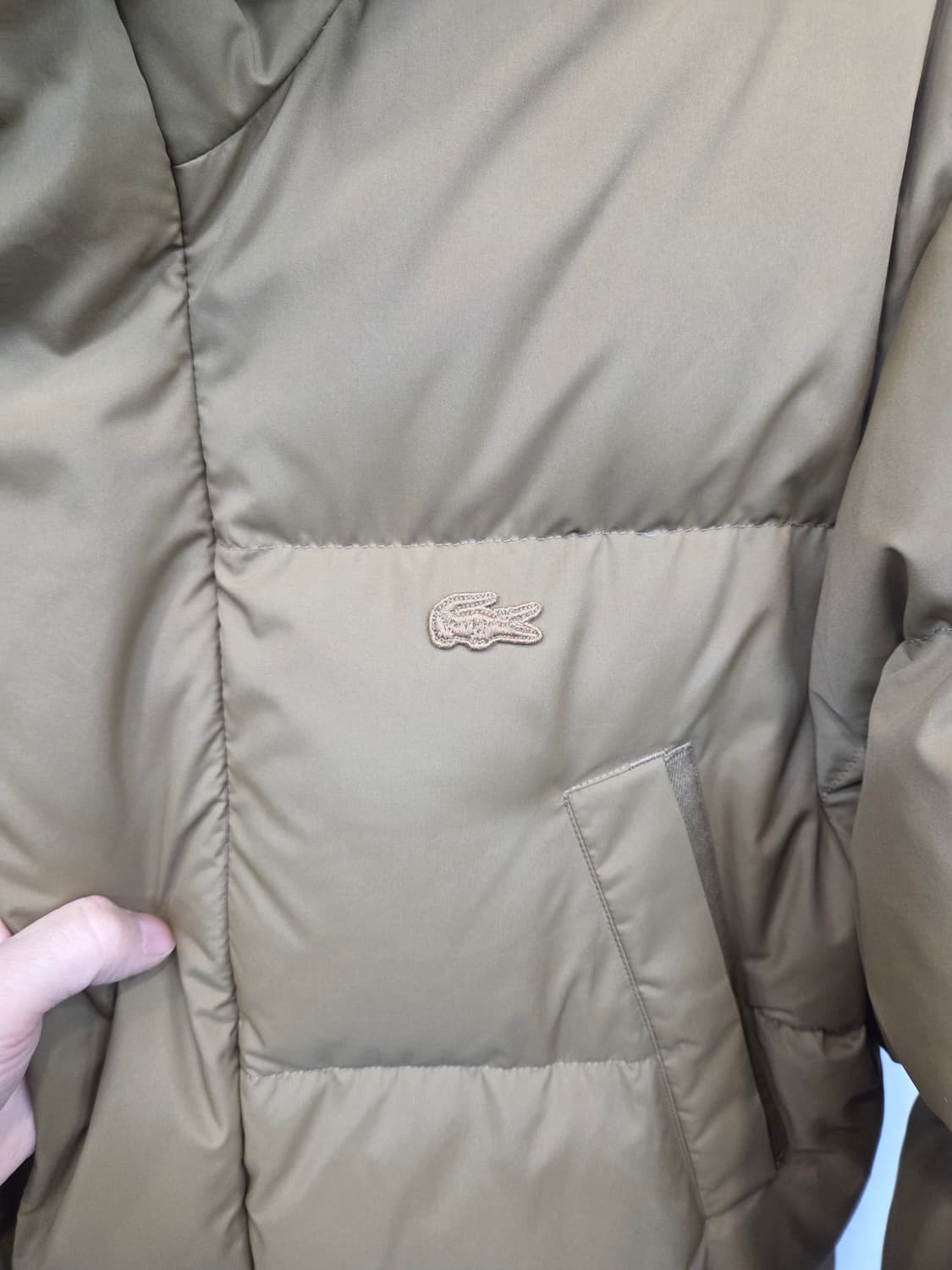 라코스테 미들 다운파카 패딩 한국사이즈 L 상품이미지3