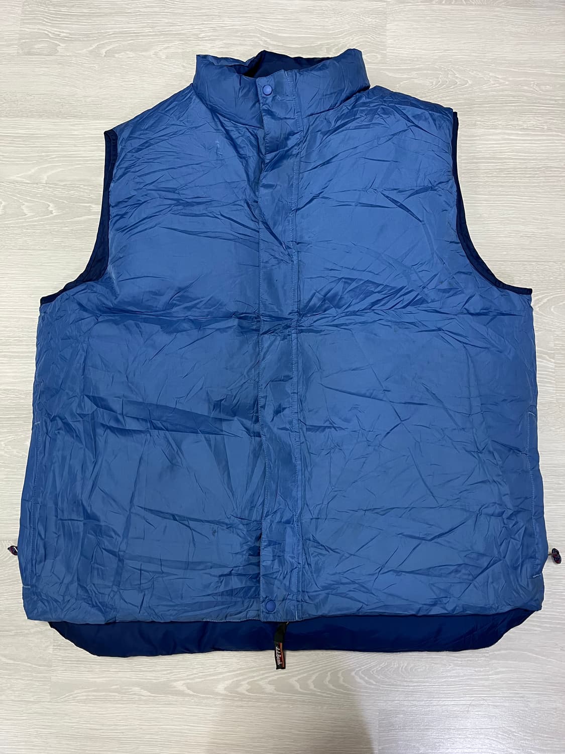 엘엘빈 구스다운 양면패딩조끼XL 상품이미지7