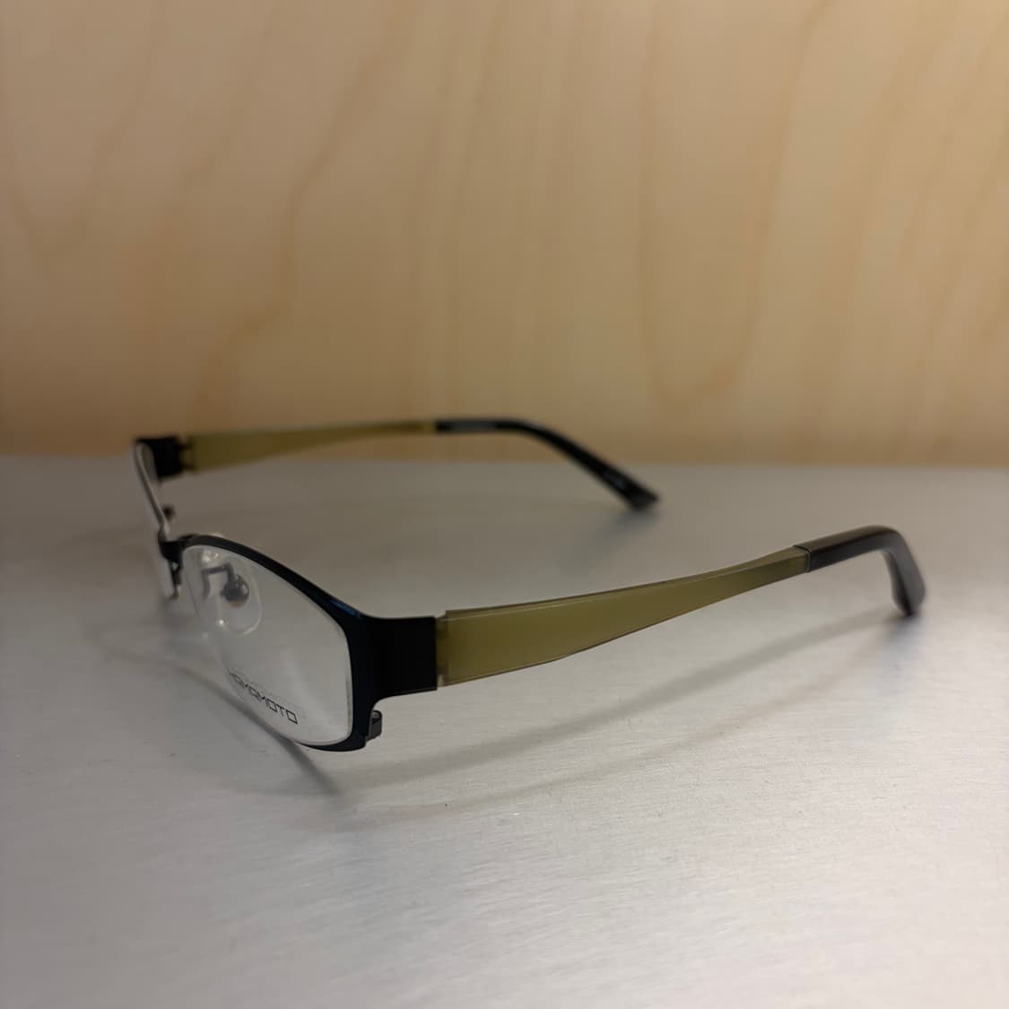 하마모토(HAMAMOTO) H-208 블랙 메탈 스퀘어 안경테 상품이미지2
