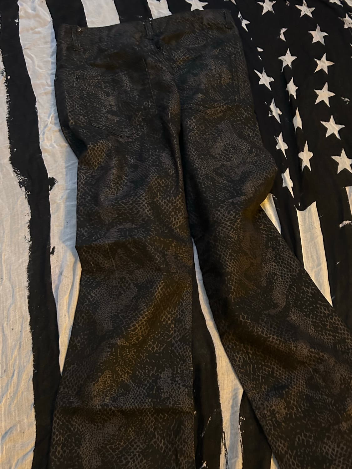 *archive* 2000s lowbox v-kei 파이톤 팬츠 상품이미지3