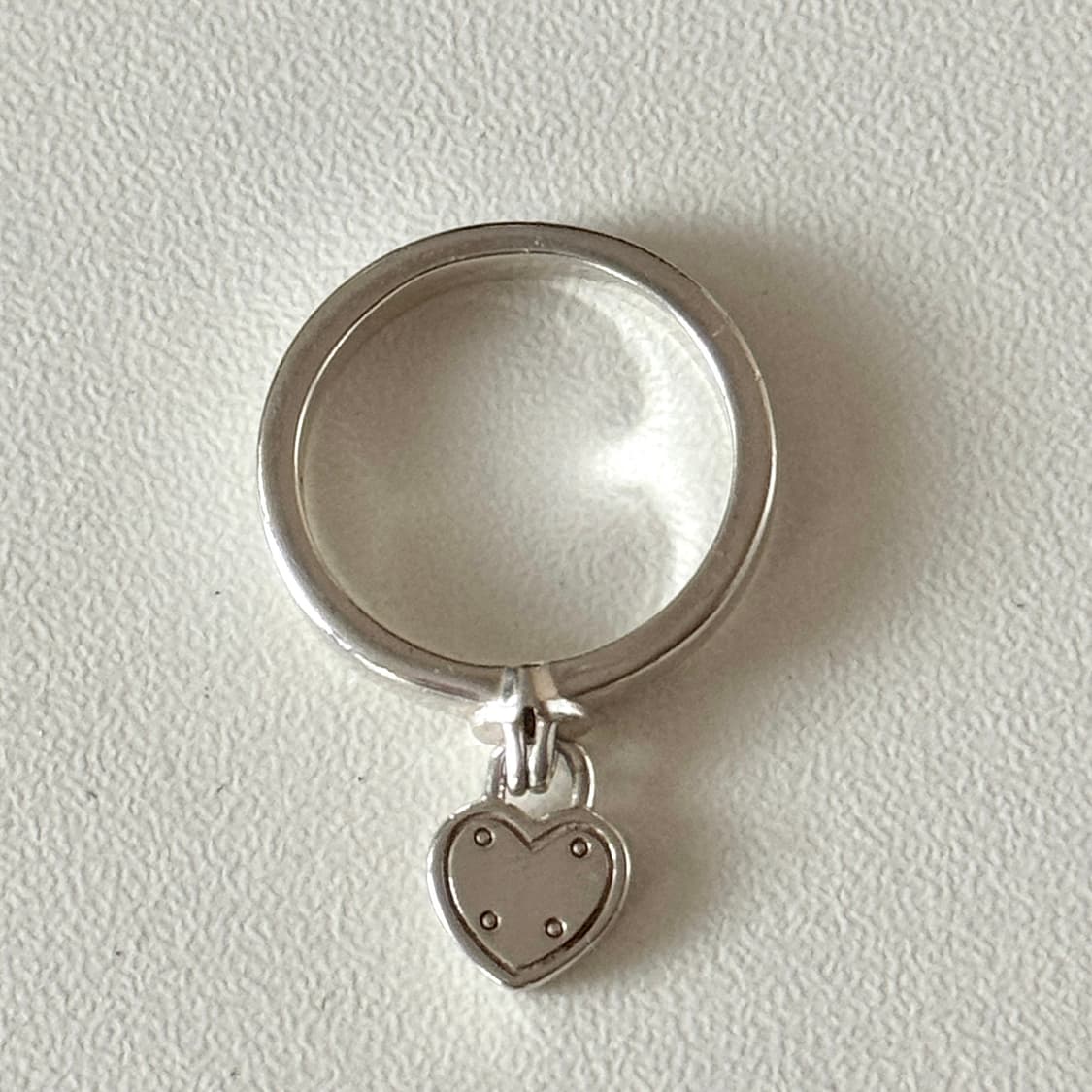 정품 판도라 러브락링 실버 48사이즈 상품이미지2