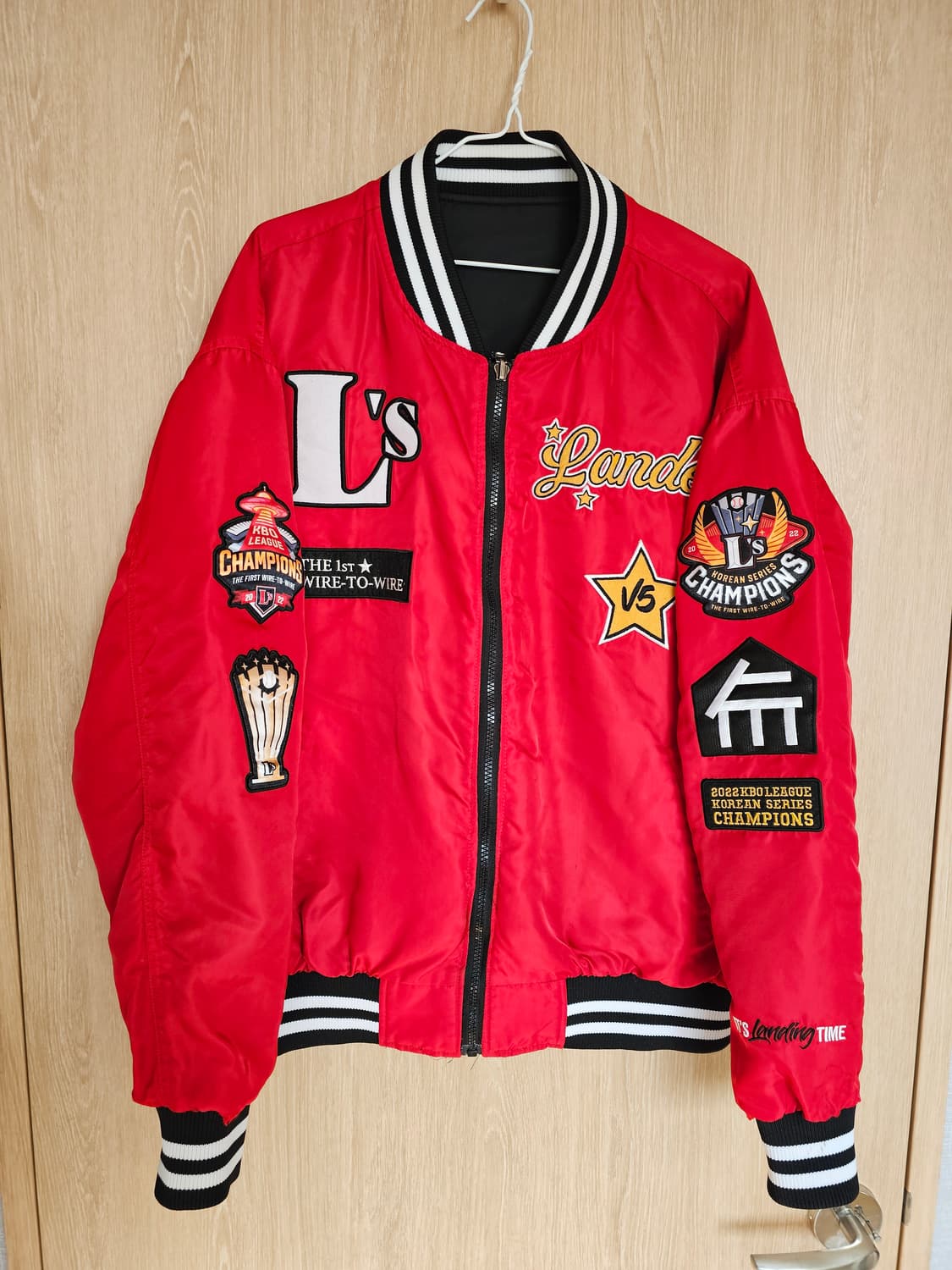 2022년 SSG 랜더스 우승기념 리버시블 재킷 XL 상품이미지3