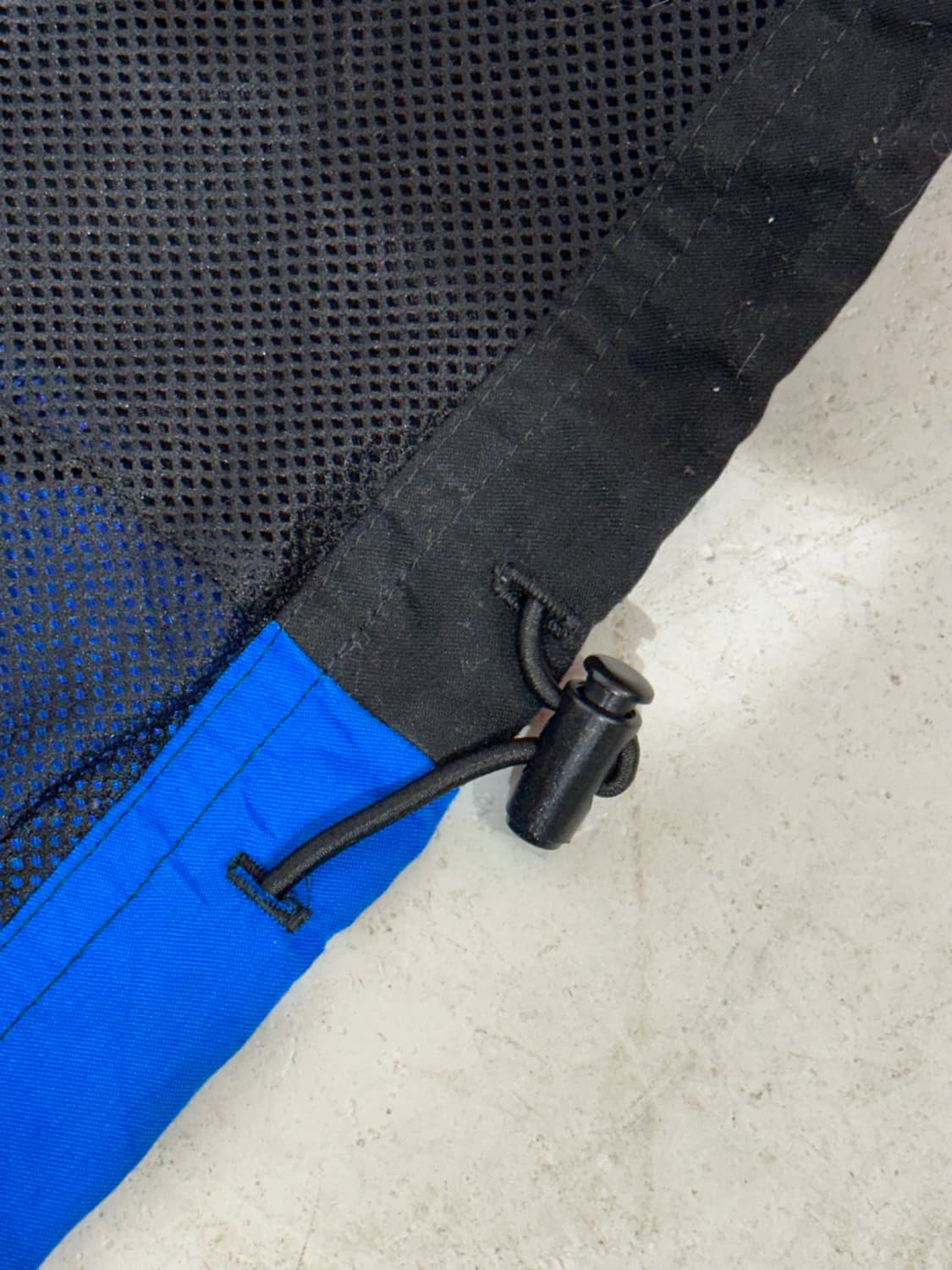 아디다스 블랙 블루 로고 바람막이 자켓 S 상품이미지9