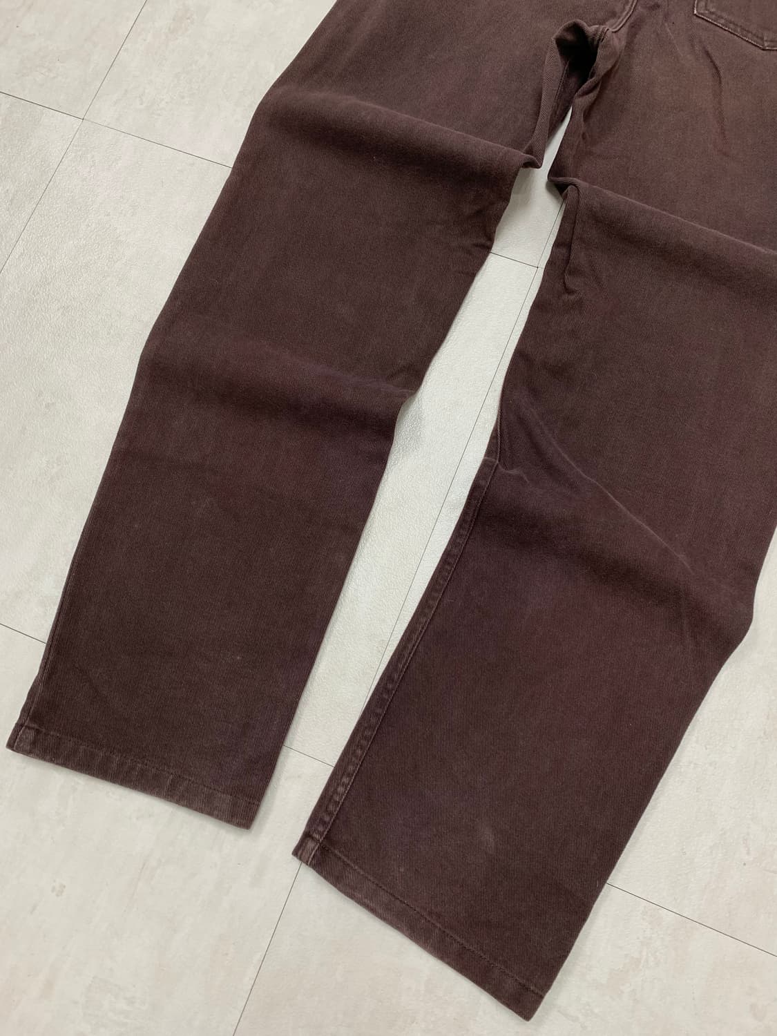 미쏘니 브라운 스트레이트 핏 팬츠 #184 상품이미지8