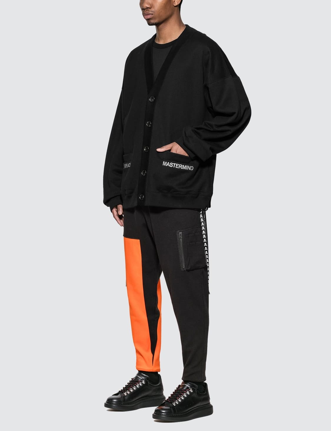 마스터마인드 20ss 러브앤피스 오버사이즈 가디건 상품이미지1