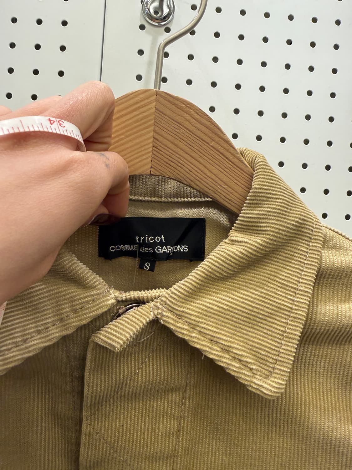 꼼데가르송 코듀로이 디테일 트러커 자켓 U1200 상품이미지5