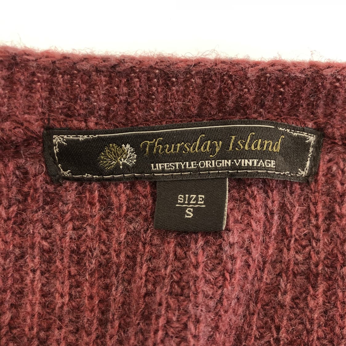 써스데이아일랜드 오픈형 니트가디건 S 상품이미지6