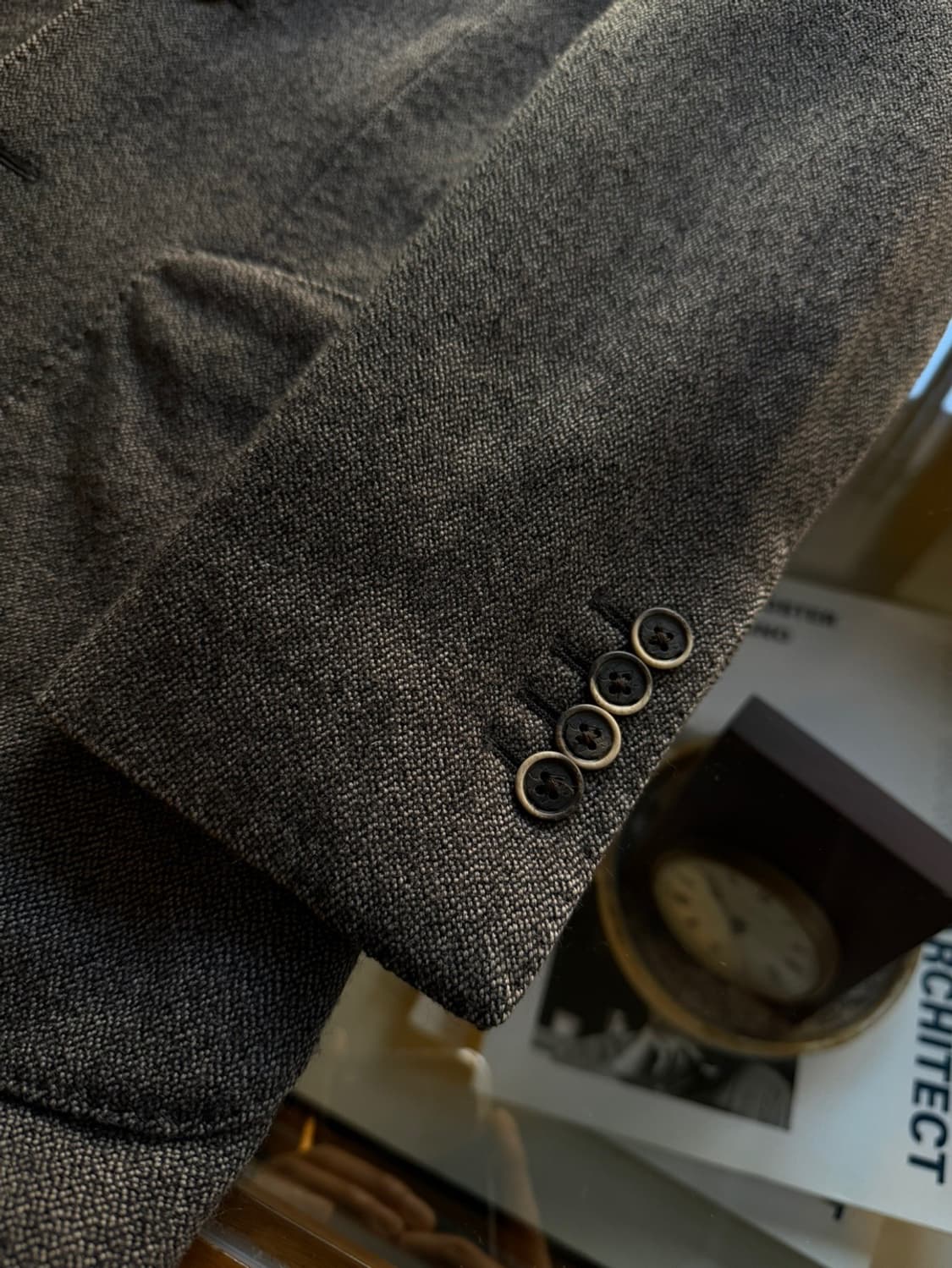 라르디니 트위드 자켓 슬림100 상품이미지10