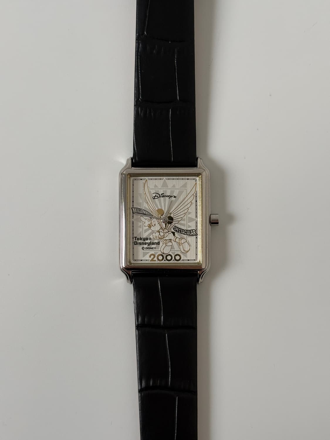 2000 Tokyo Disneyland Silver Tank Quartz 상품이미지4