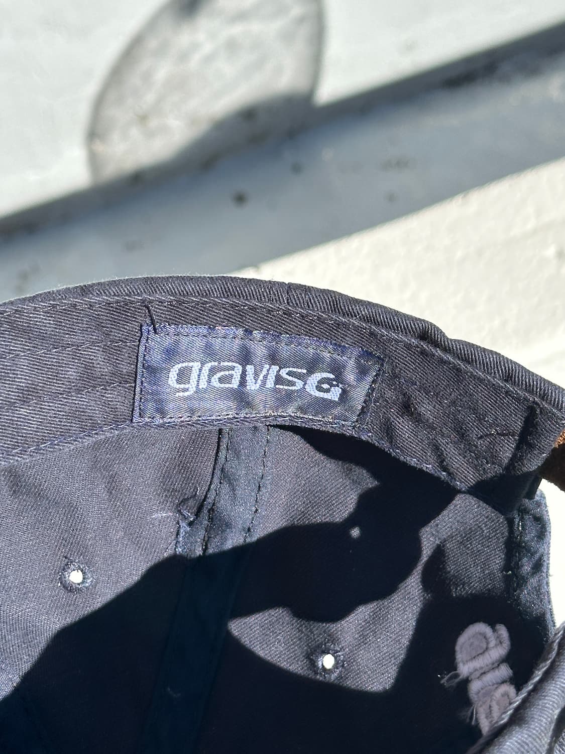 [F] gravis 로고 네이비 볼캡 모자 상품이미지6