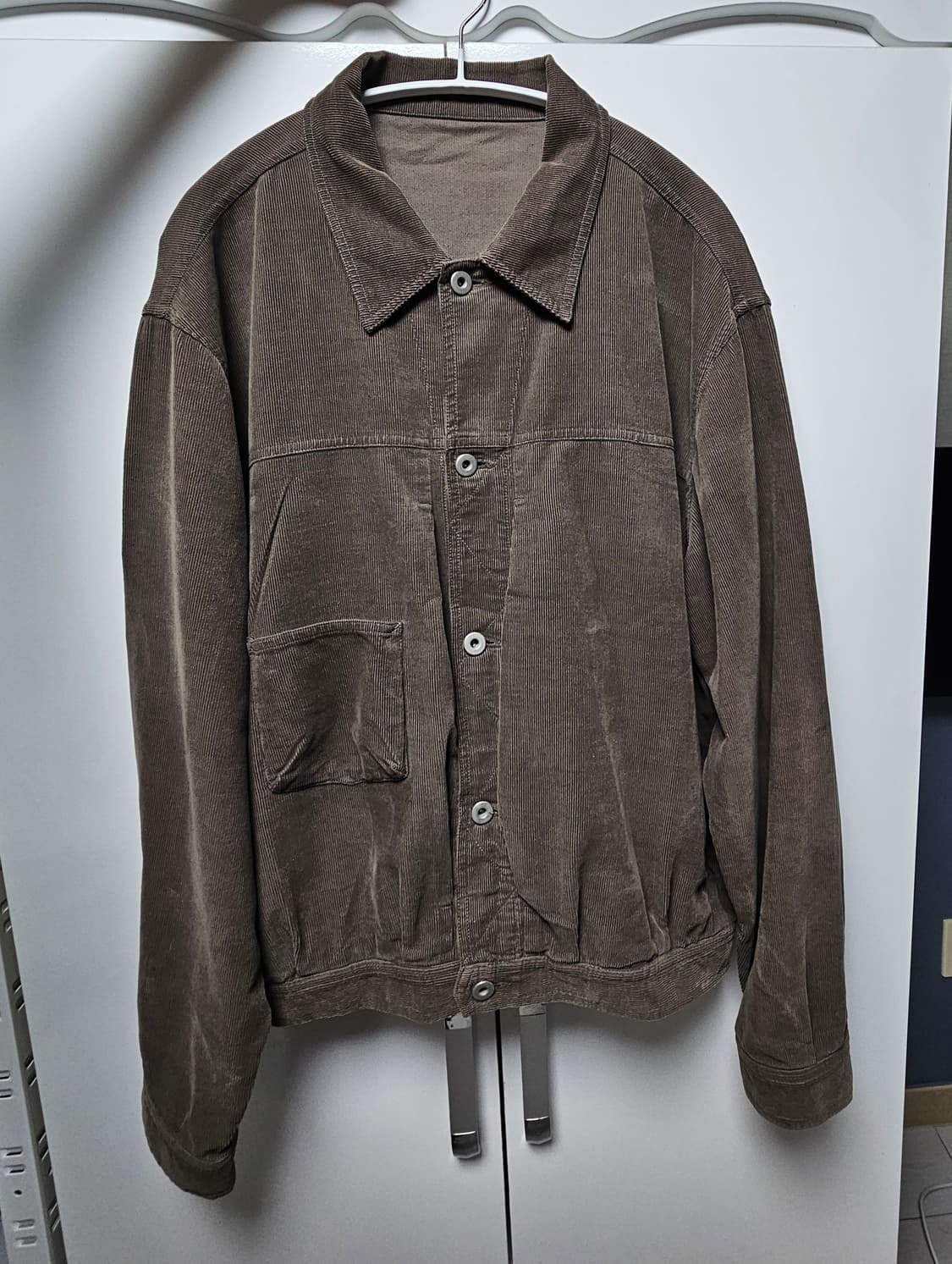 폴리테루 코듀로이 트러커 올리브 그레이 4 상품이미지2