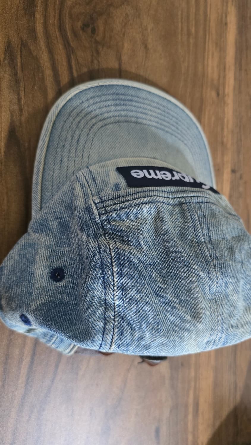 슈프림 24ss 워시드 치노 트윌 캠프캡 더티 인디고 상품이미지2