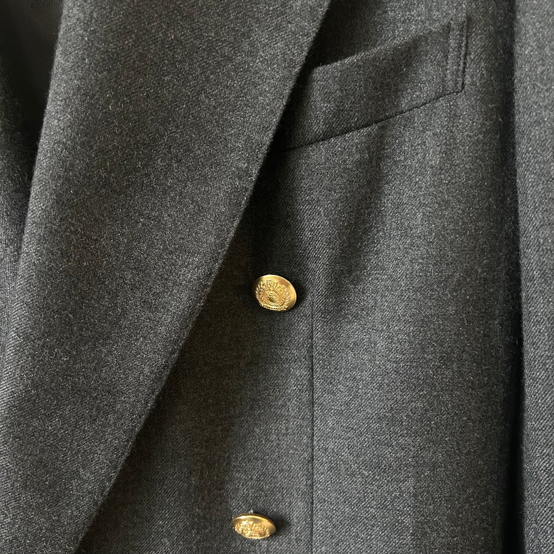 버버리 골드 버튼 더블 자켓 상품이미지5