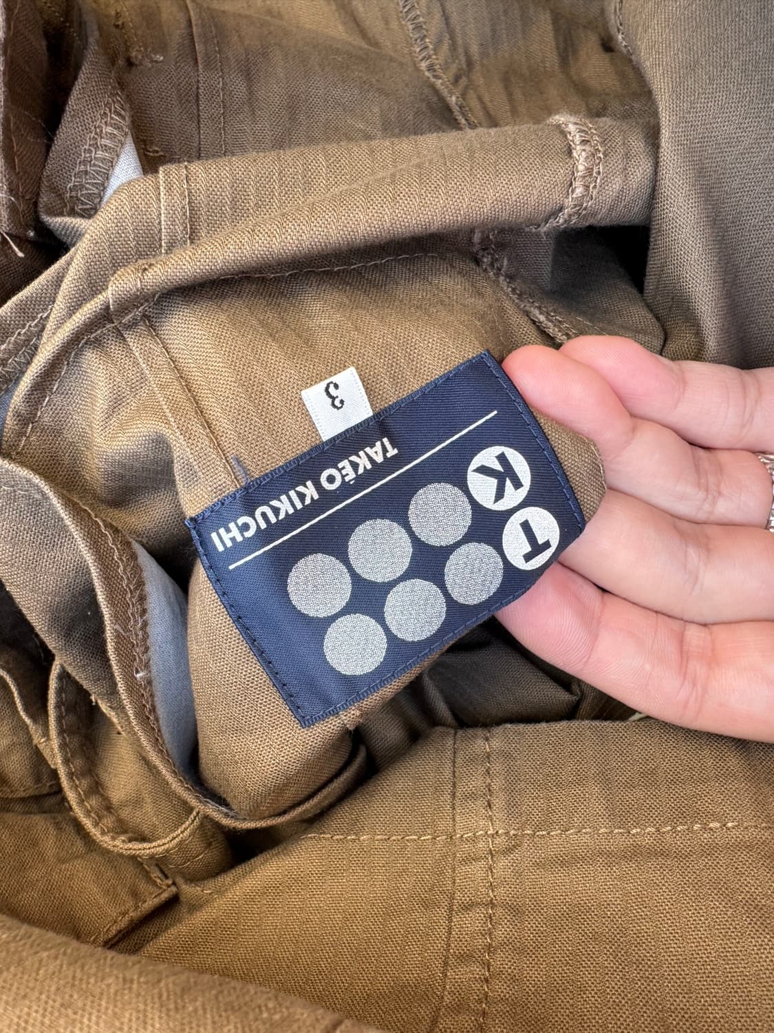 타케오 키쿠치 밀리터리 브라운 자켓  상품이미지3