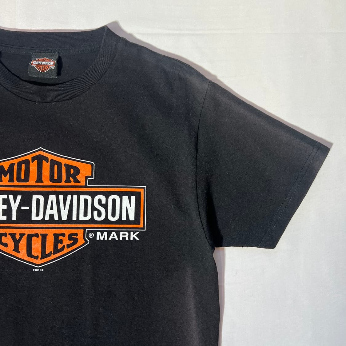 [M]할리 데이비슨 코리아 시그니처 빅로고 티셔츠 상품이미지3