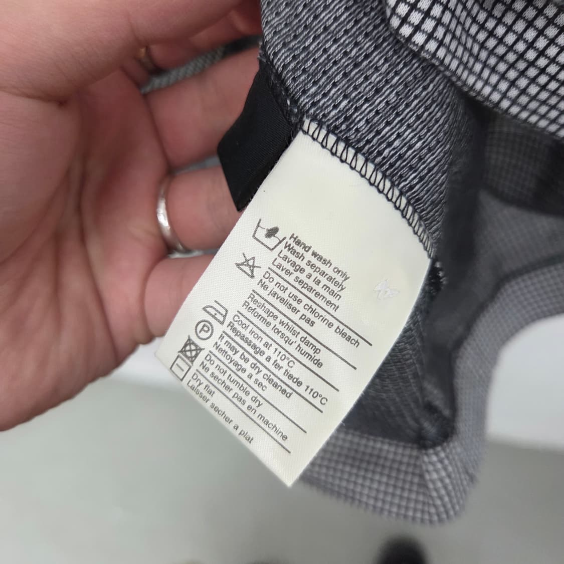 던힐 체크 패턴 반팔 카라티 폴로티 남L 상품이미지5