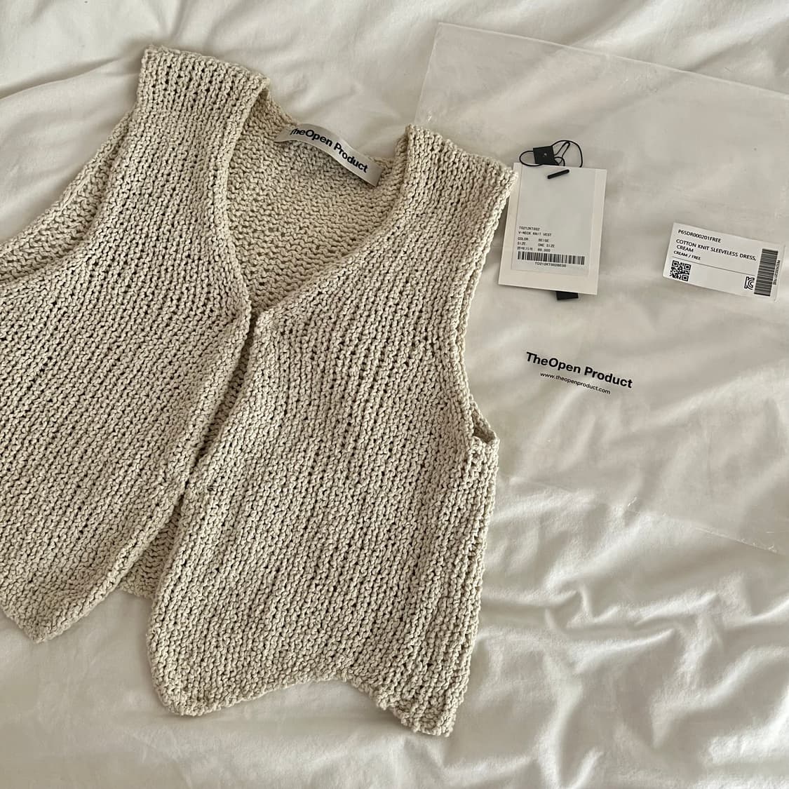 *가격조정X/판매중단예정* 더오픈프로덕트 켄달제너 니트 베스트 상품이미지3