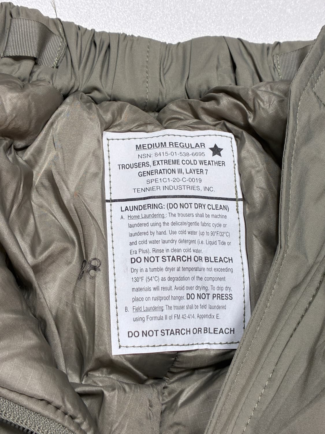미군 프리마로프트 팬츠 (32-34) 데드스탁 상품이미지3