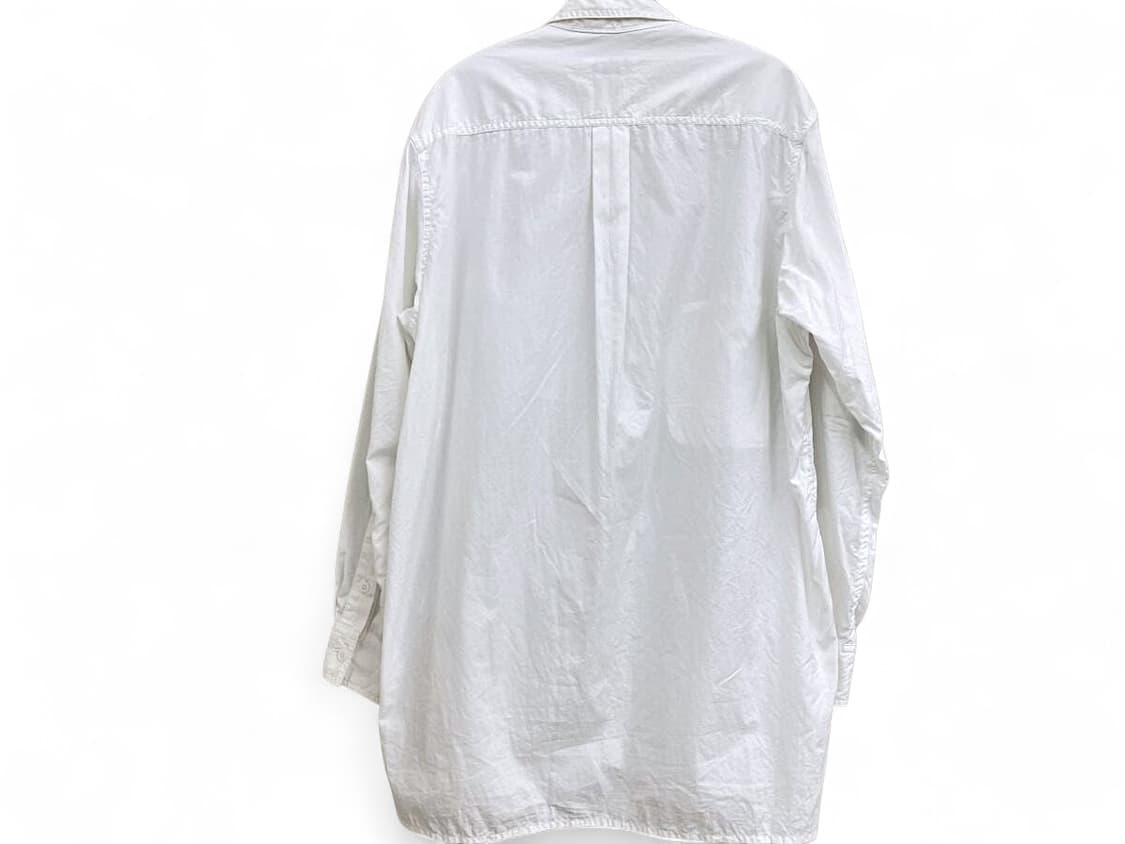 요지 야마모토 뿌르옴므 화이트 오버 셔츠 상품이미지2