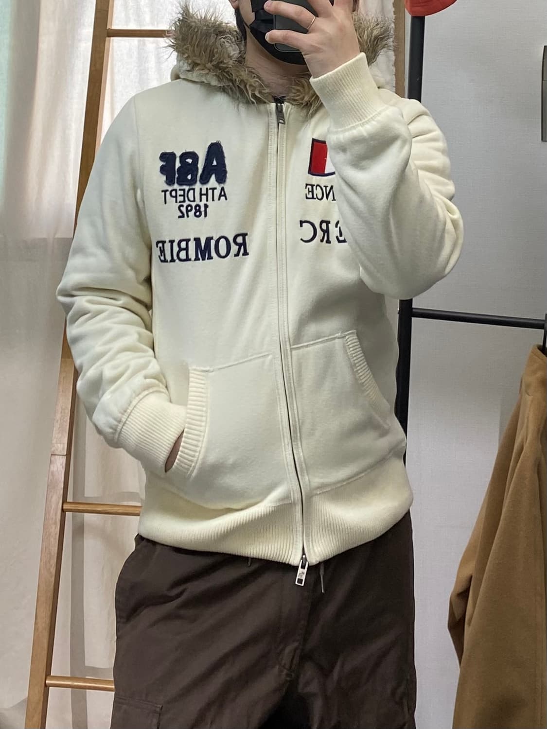 [S] Abercrombie 아베크롬비 퍼라이닝 후드집업 상품이미지9