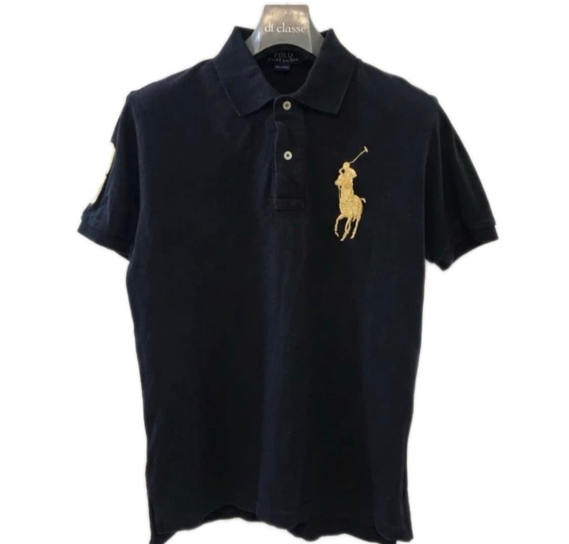 폴로 골드 빅포니 블랙 카라티 s 상품이미지1