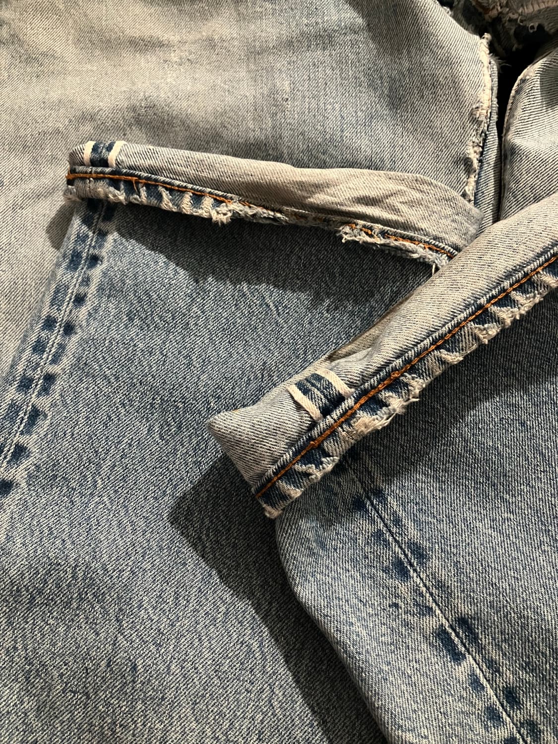🇺🇸 80s USA 빈티지 리바이스 501 66후기 셀비지 데님팬츠 상품이미지6