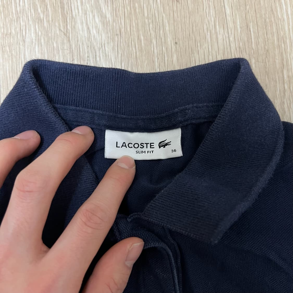 라코스테 여성 반팔 카라 원피스 36  상품이미지5